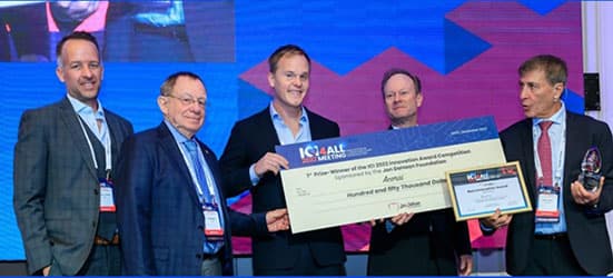 Swedish start-up Acorai is seen winning the ICI conference in Tel Aviv for their smart stethoscope.