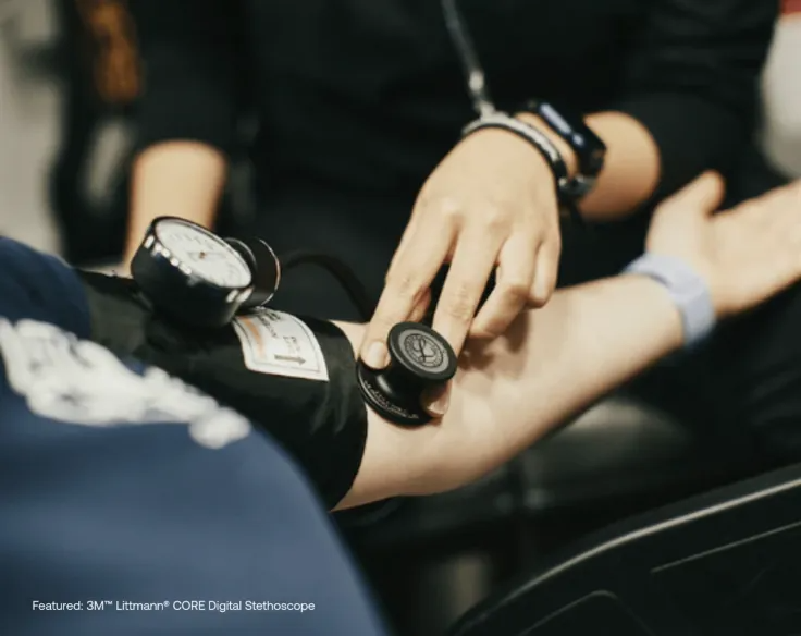 a Digital Stethoscope Work